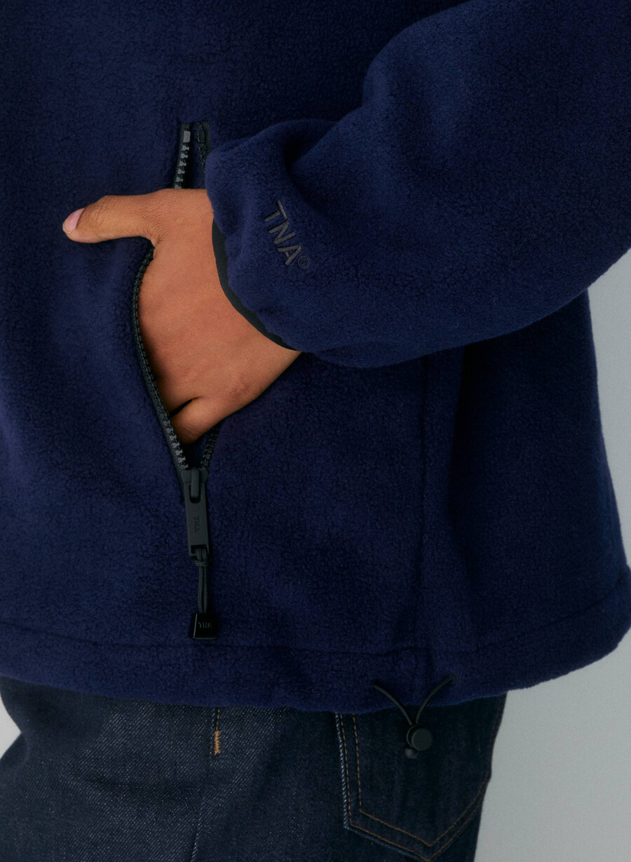 mellow mockneck true indigo