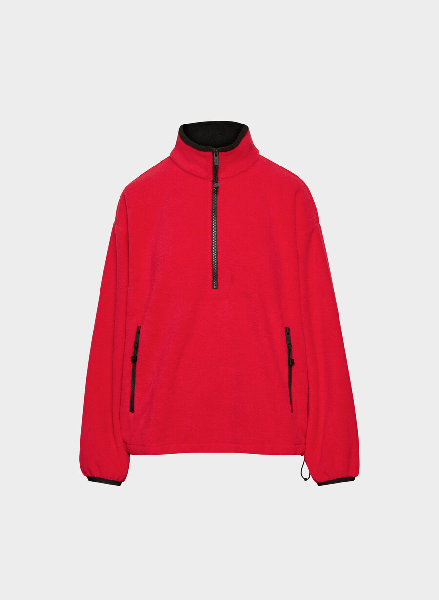 mellow mockneck blashing red