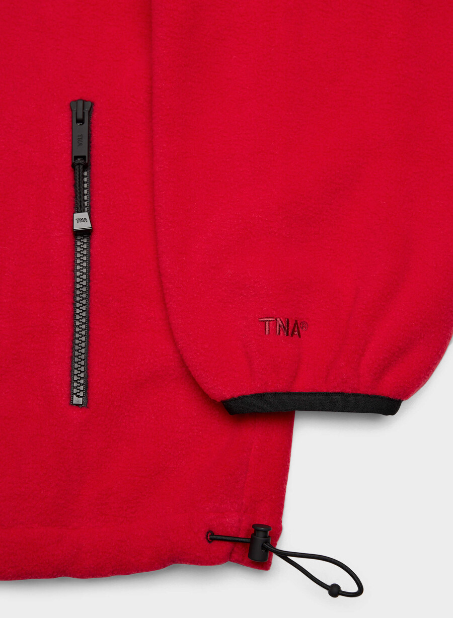 mellow mockneck blashing red