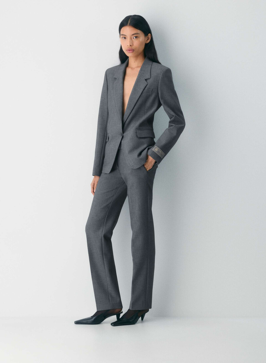 broker pant heather charcoal