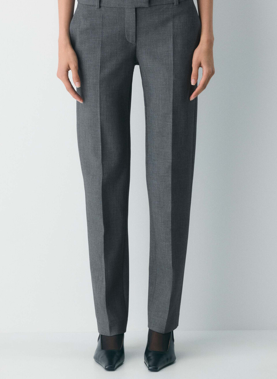 broker pant heather charcoal