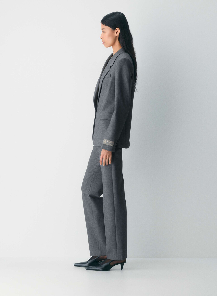broker pant heather charcoal