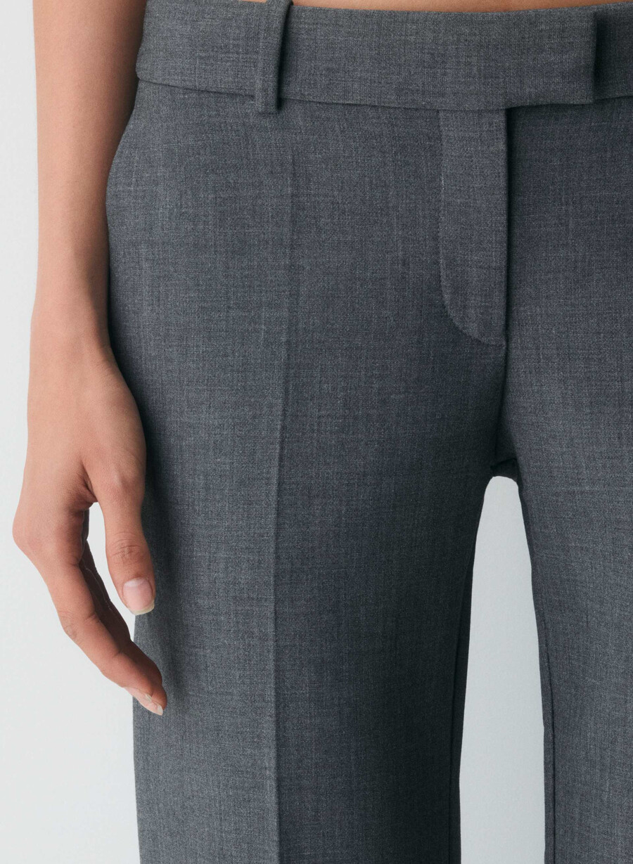broker pant heather charcoal