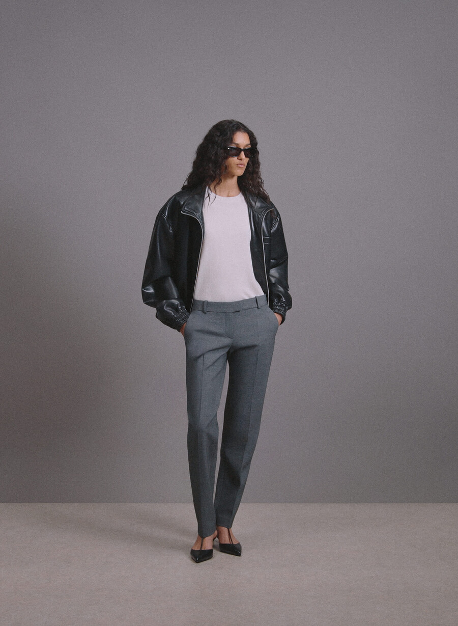 broker pant heather charcoal