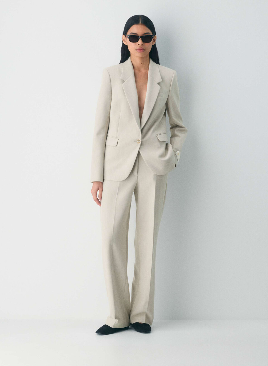 neue agenturhose - reessential heather matte pearl