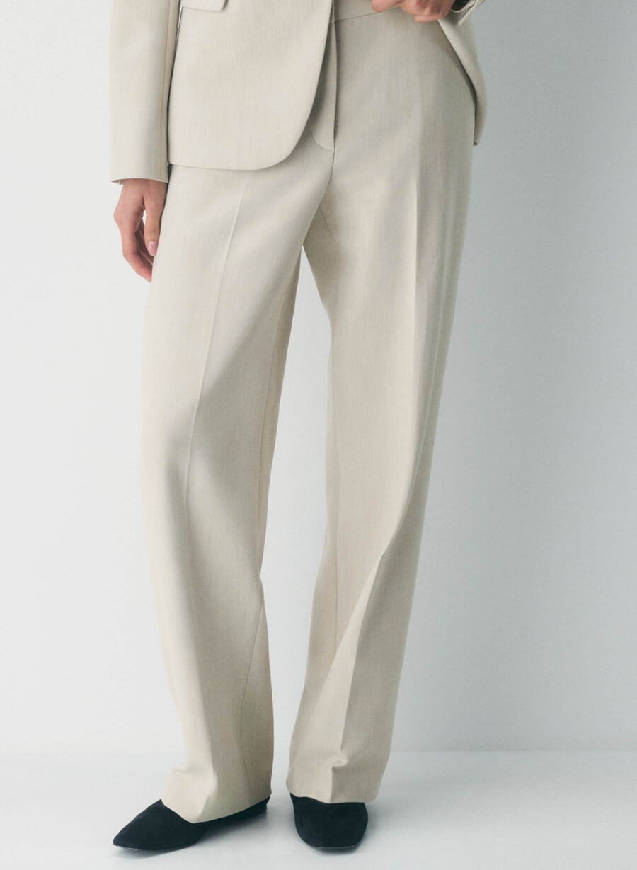 neue agenturhose - reessential heather matte pearl