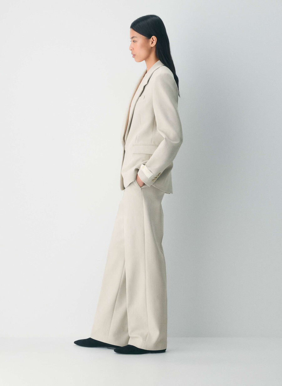 neue agenturhose - reessential heather matte pearl