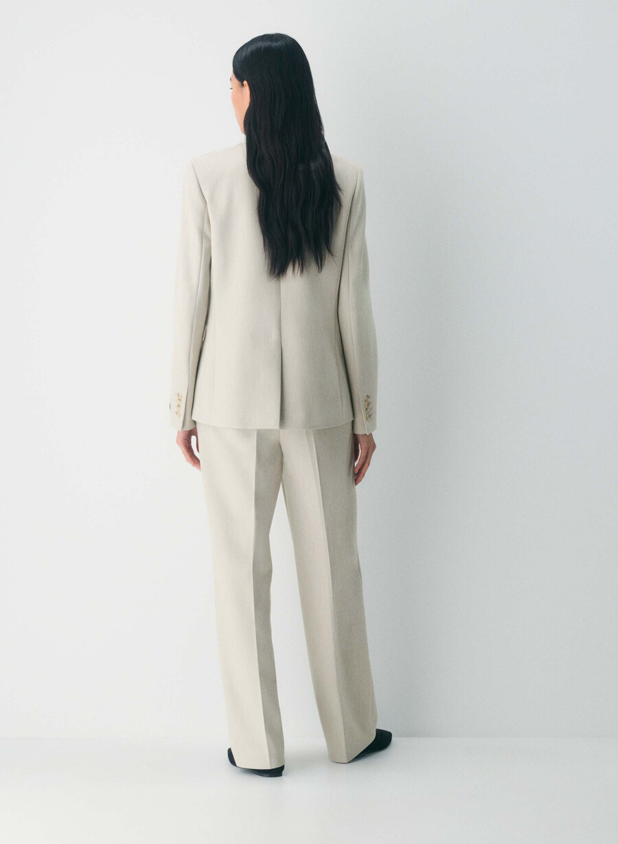 neue agenturhose - reessential heather matte pearl
