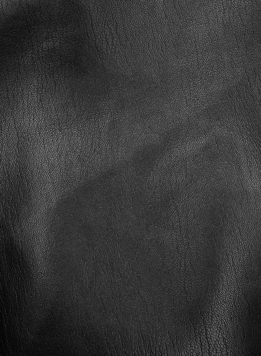 deity skort – unechtes leder schwarz