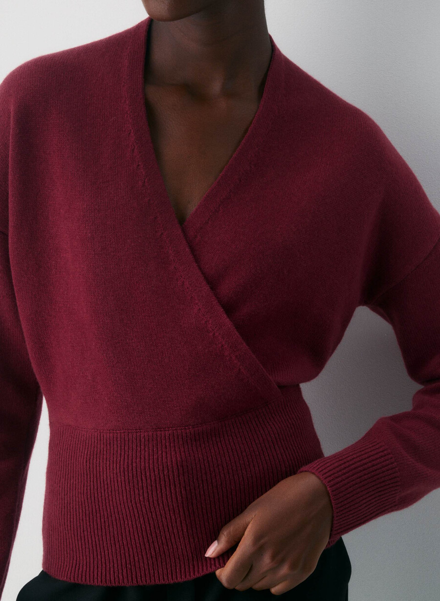 atticus merino-wollpullover cordovan