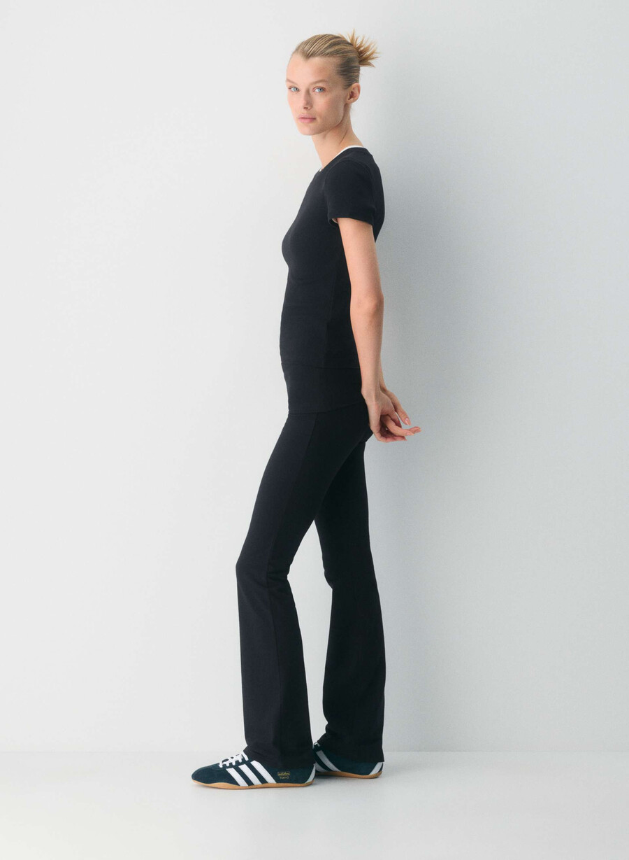 homestretch smooth amp foldover hose schwarz