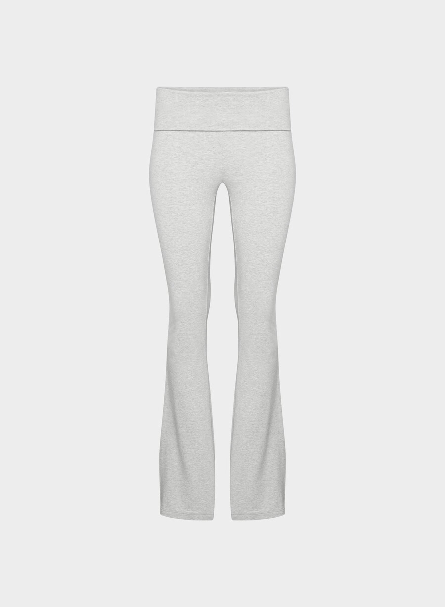 homestretch smooth amp foldover pant heather chrome