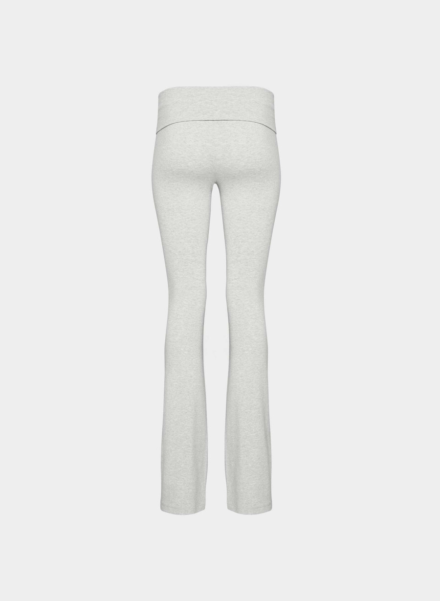 homestretch smooth amp foldover pant heather chrome