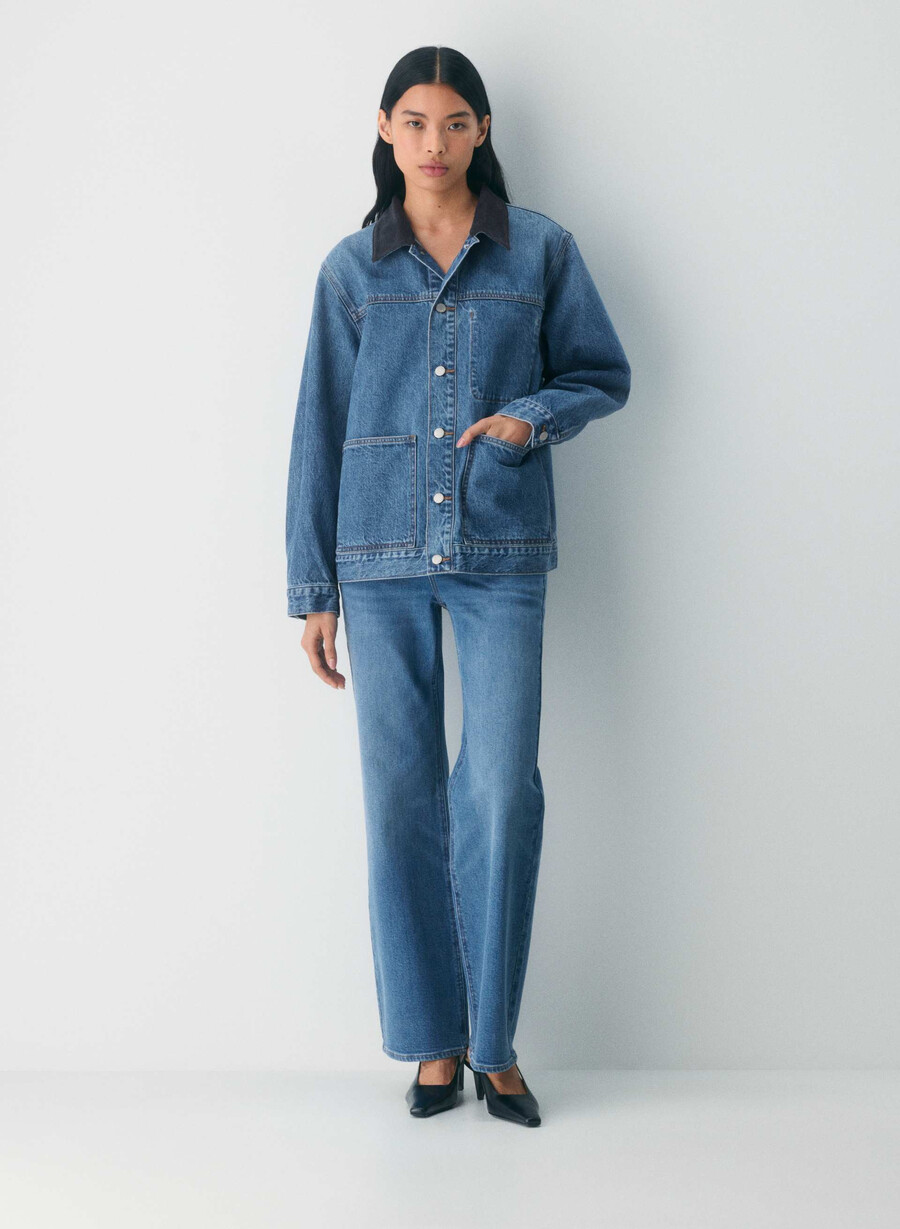 denim forum die arbeitskleidung jeanshemdjacke 5 jahre kiss n tell bl