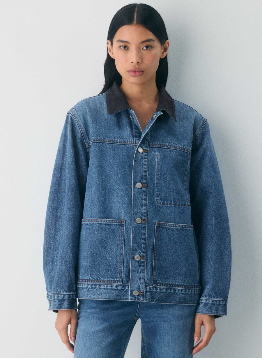 denim forum die arbeitskleidung jeanshemdjacke 5 jahre kiss n tell bl