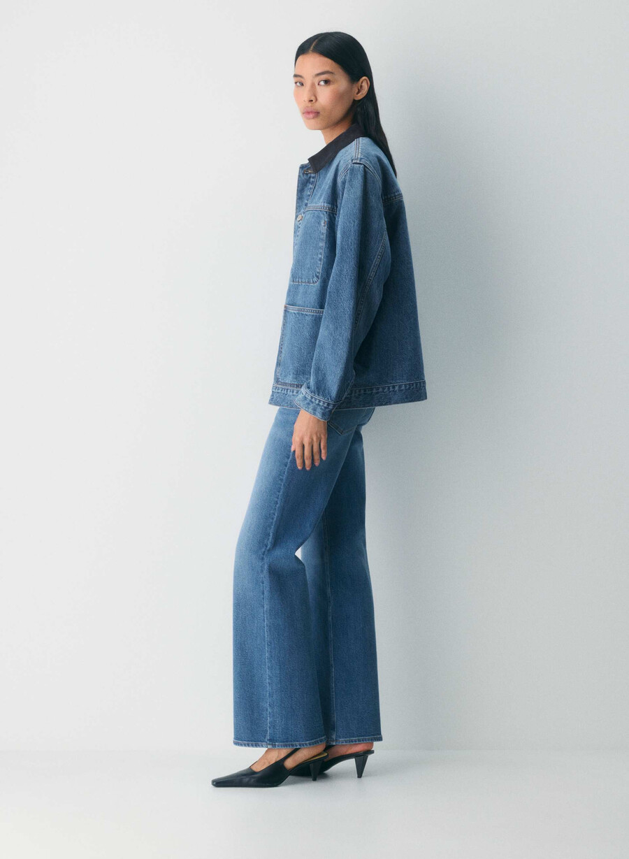 denim forum die arbeitskleidung jeanshemdjacke 5 jahre kiss n tell bl