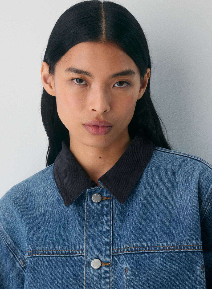 denim forum die arbeitskleidung jeanshemdjacke 5 jahre kiss n tell bl