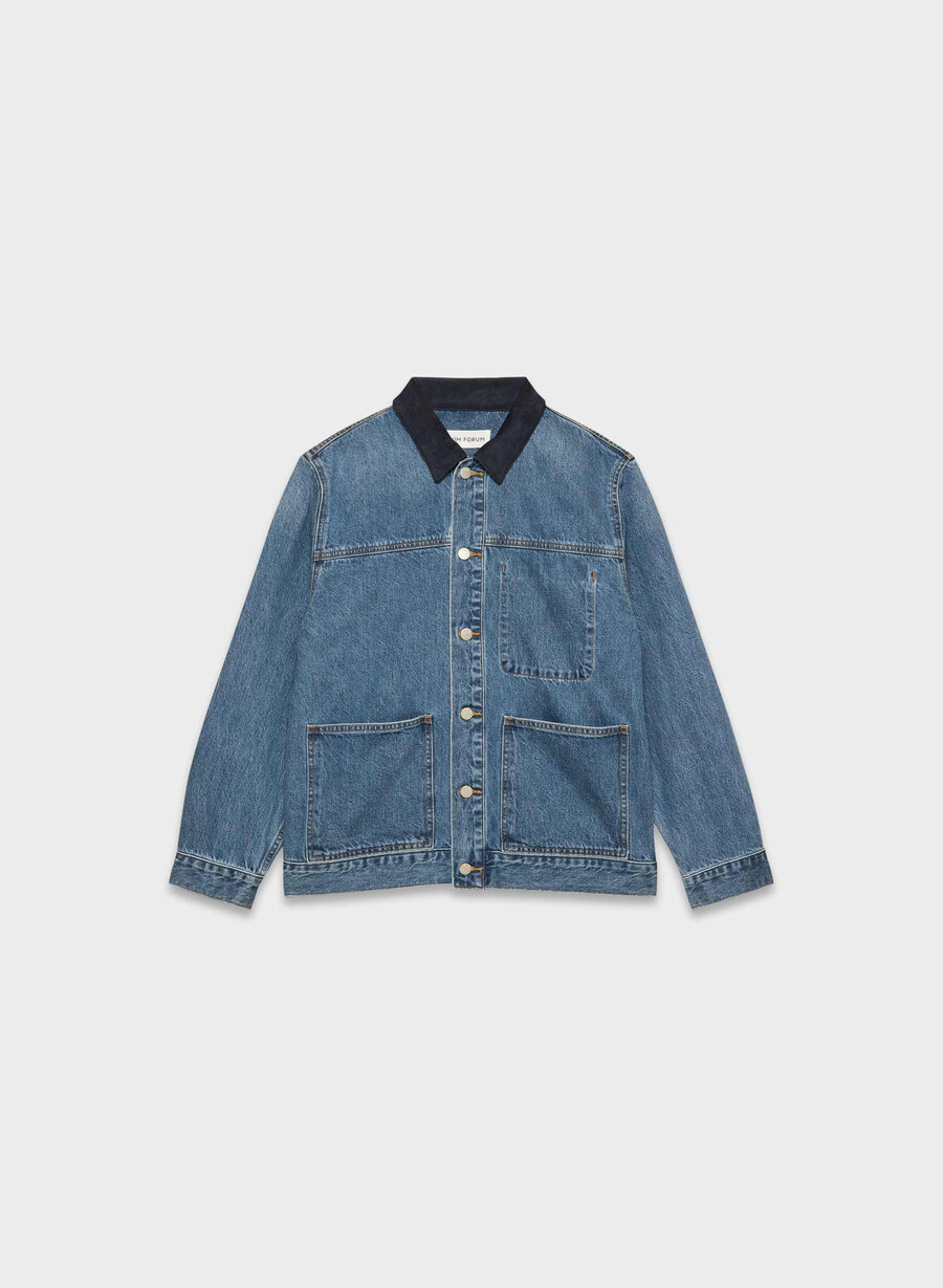 denim forum die arbeitskleidung jeanshemdjacke 5 jahre kiss n tell bl
