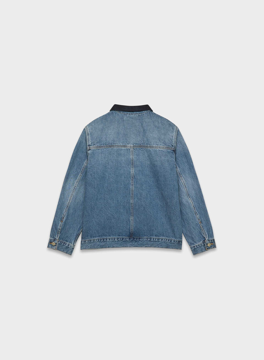 denim forum die arbeitskleidung jeanshemdjacke 5 jahre kiss n tell bl