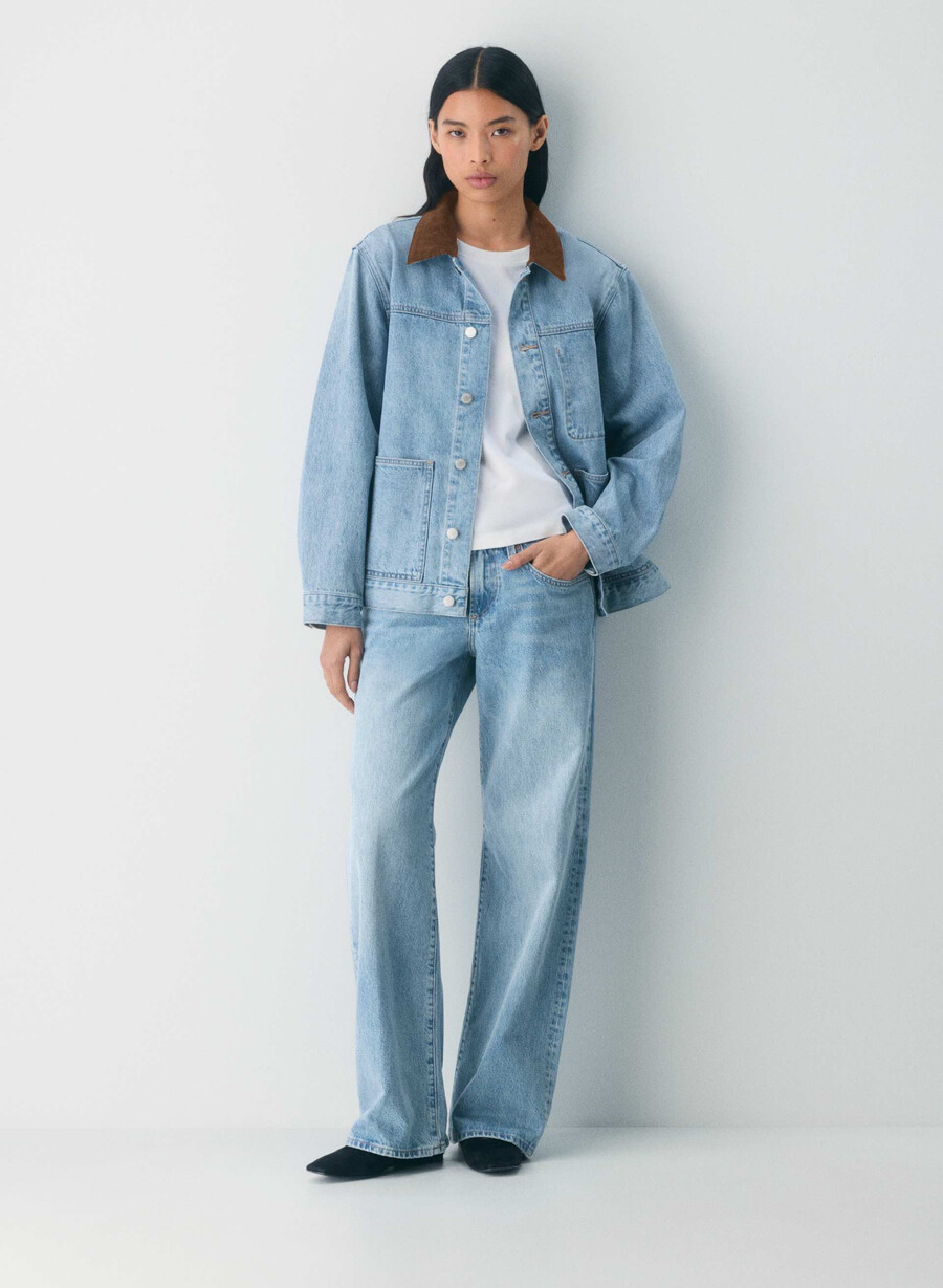 denim forum die arbeits-denimhemdjacke 7 yrs bleu taboo
