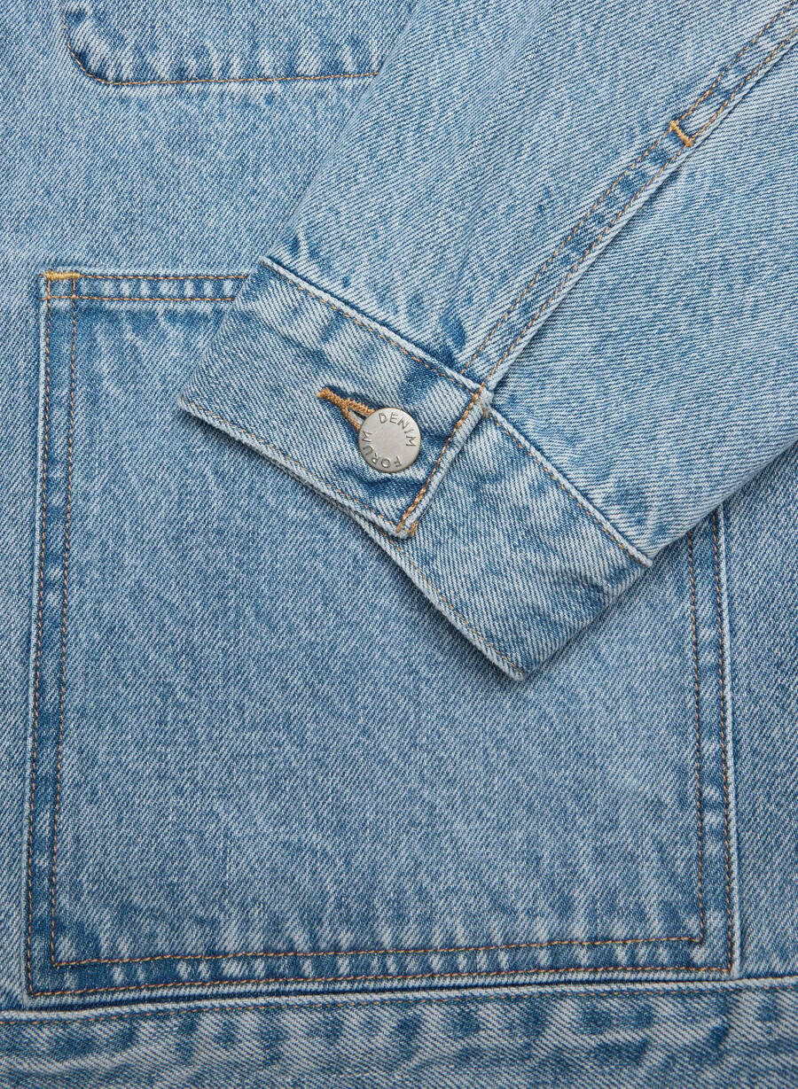 denim forum die arbeits-denimhemdjacke 7 yrs bleu taboo