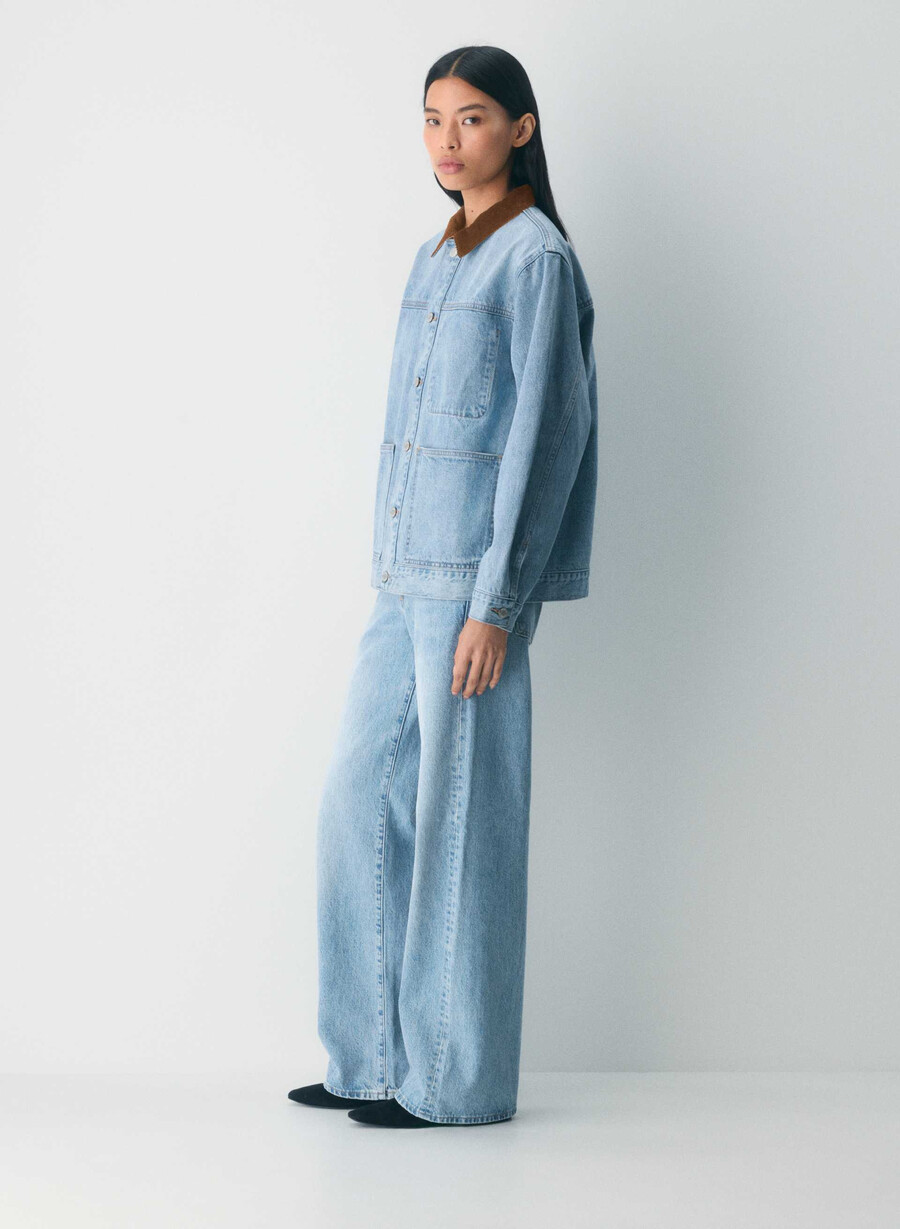 denim forum die arbeits-denimhemdjacke 7 yrs bleu taboo