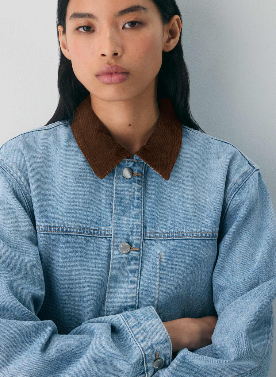 denim forum die arbeits-denimhemdjacke 7 yrs bleu taboo