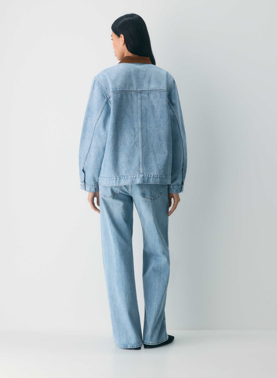 denim forum die arbeits-denimhemdjacke 7 yrs bleu taboo