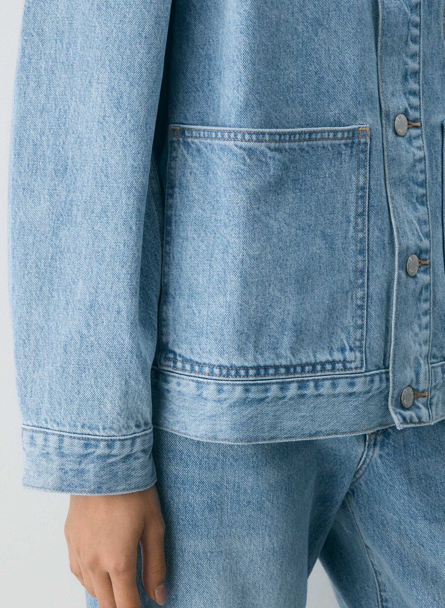 denim forum die arbeits-denimhemdjacke 7 yrs bleu taboo
