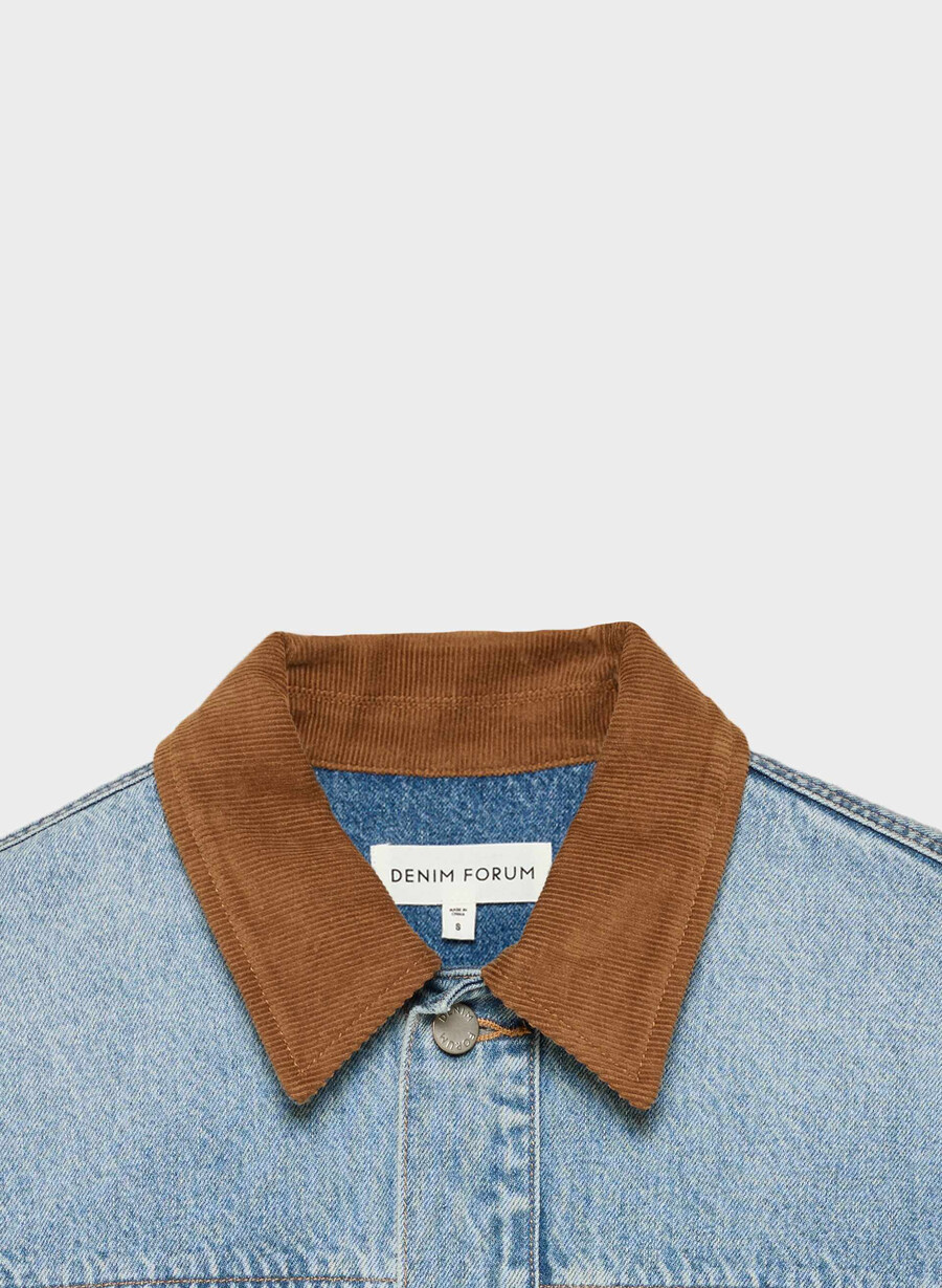 denim forum die arbeits-denimhemdjacke 7 yrs bleu taboo
