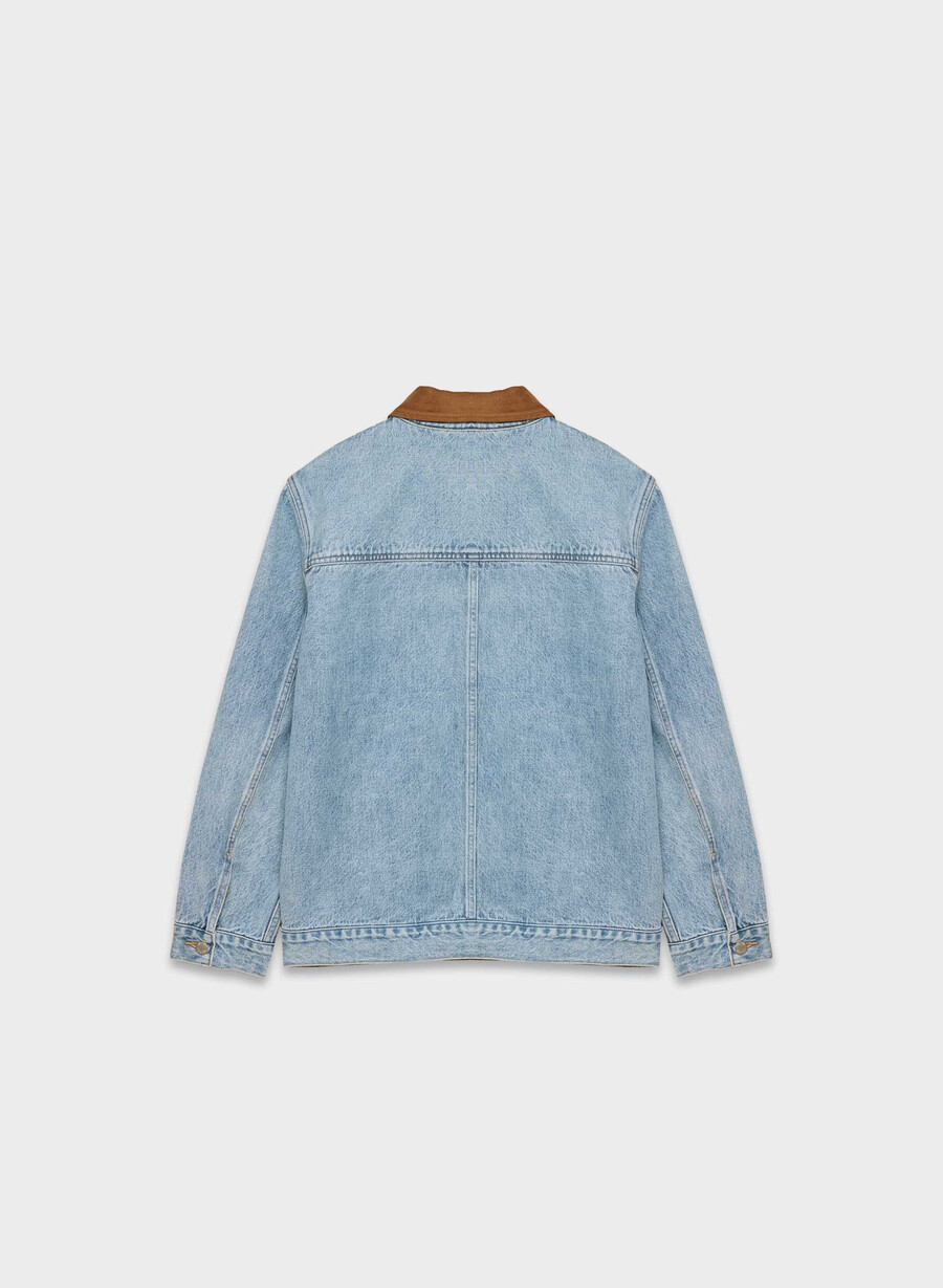 denim forum die arbeits-denimhemdjacke 7 yrs bleu taboo