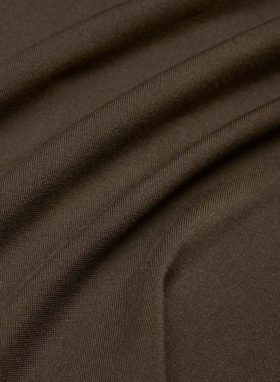 glattes nahtloses willow t-shirt in sattem mokkabraun