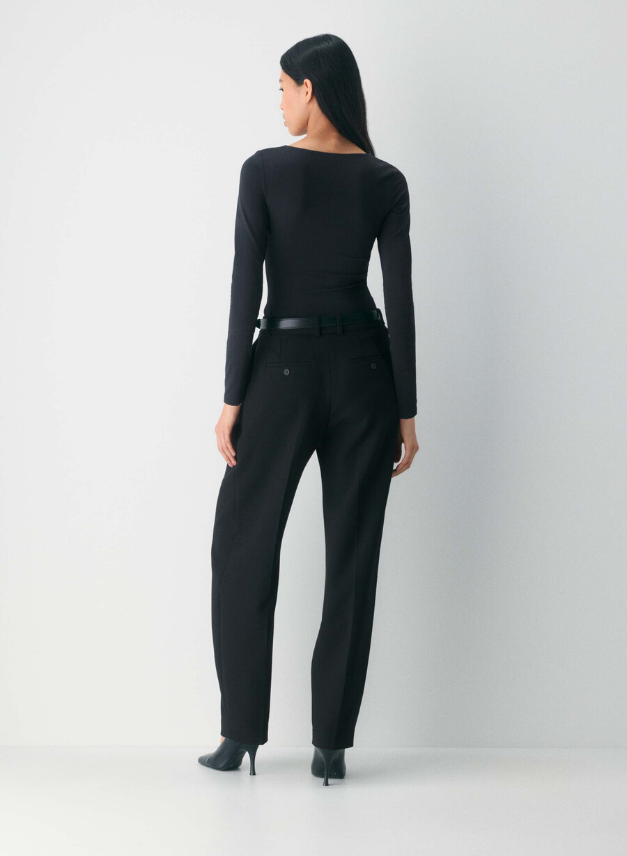 original contour astral langarmshirt schwarz