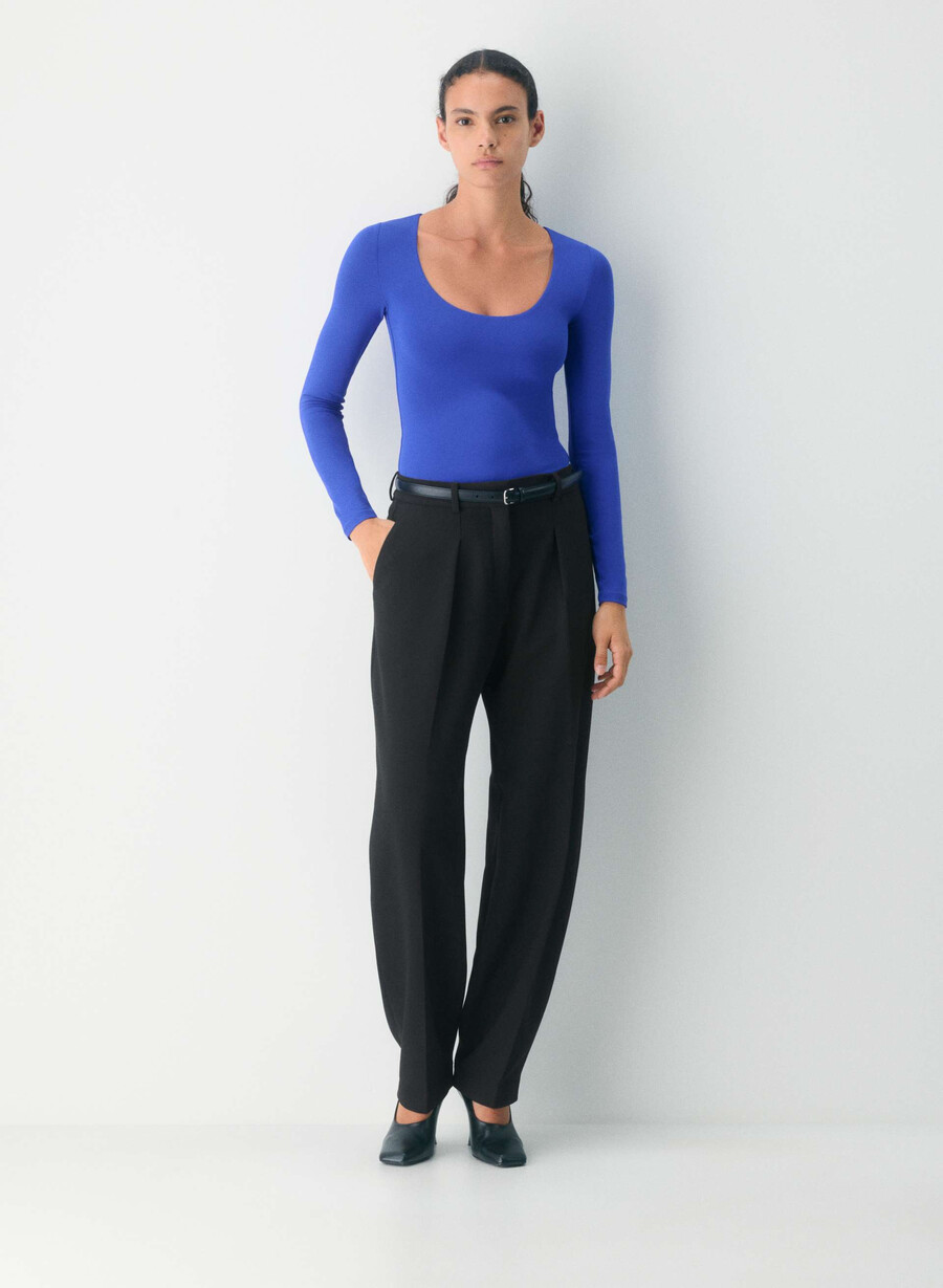 original contour astral langarmshirt ablaze blue