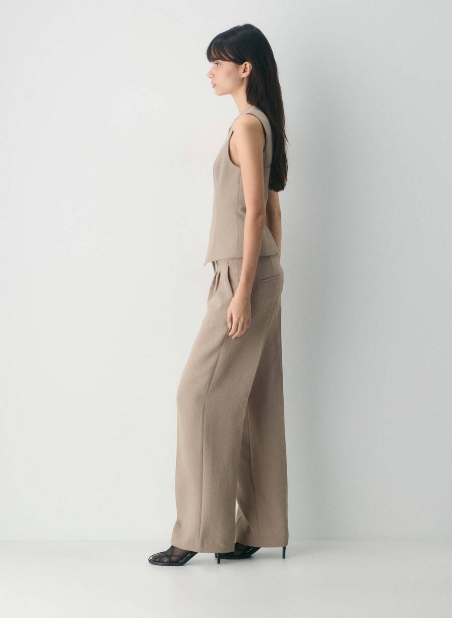 königliche weste – crepette nomad taupe