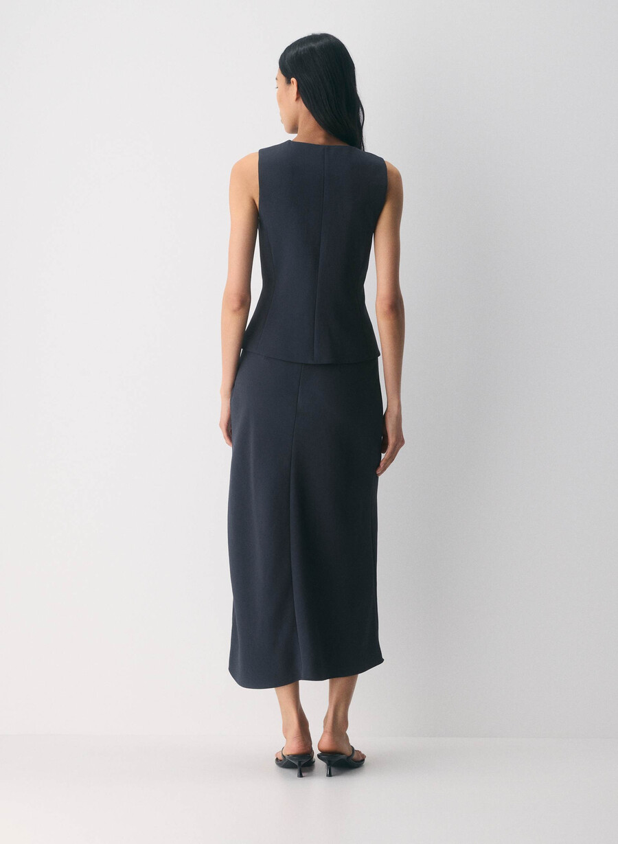 königliche weste – crepette dark night navy