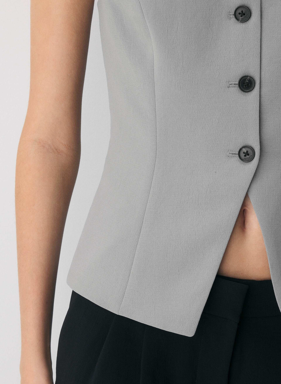 königliche weste – crepette riverstone grey