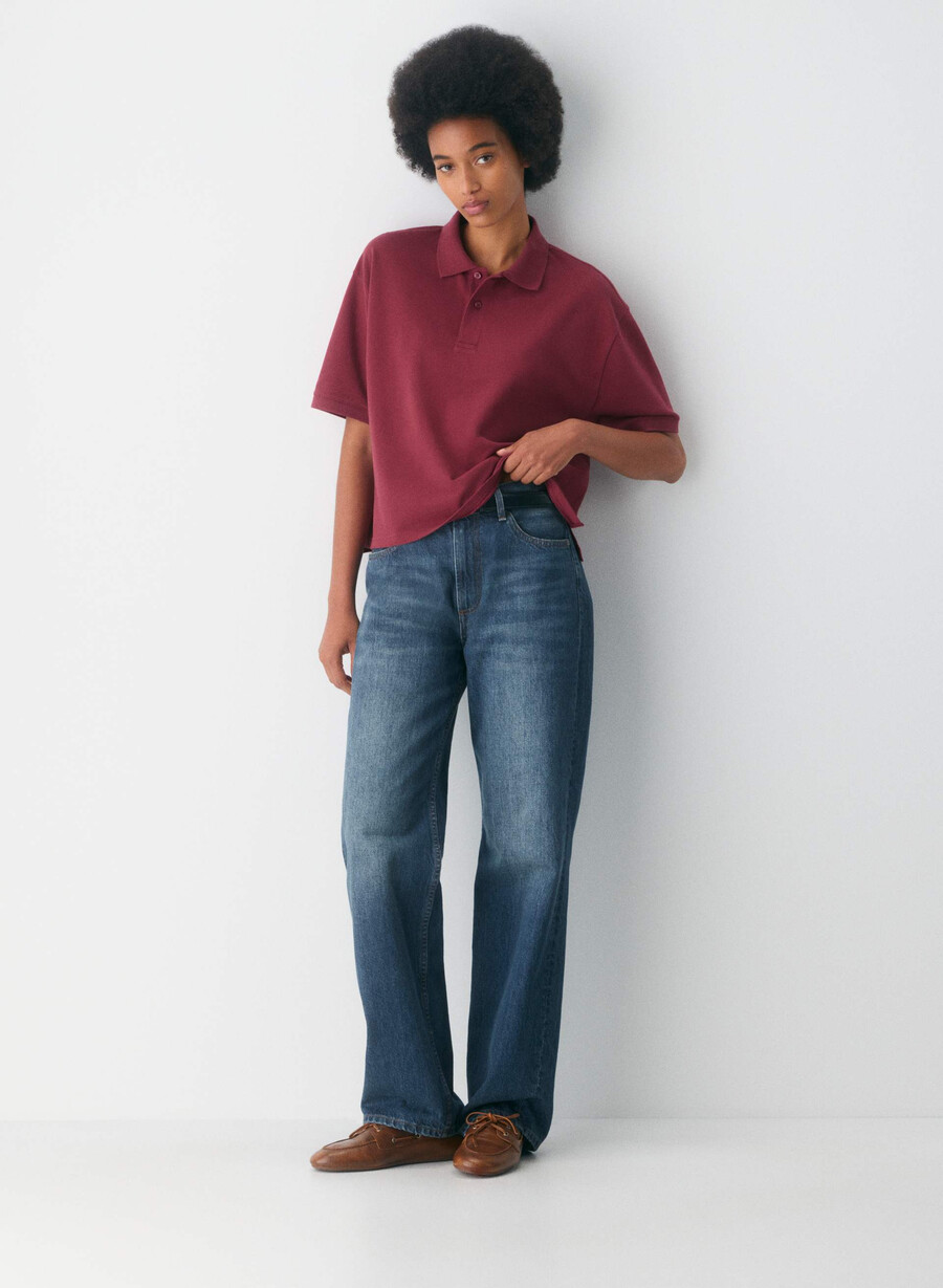 holland polo t-shirt cordovan