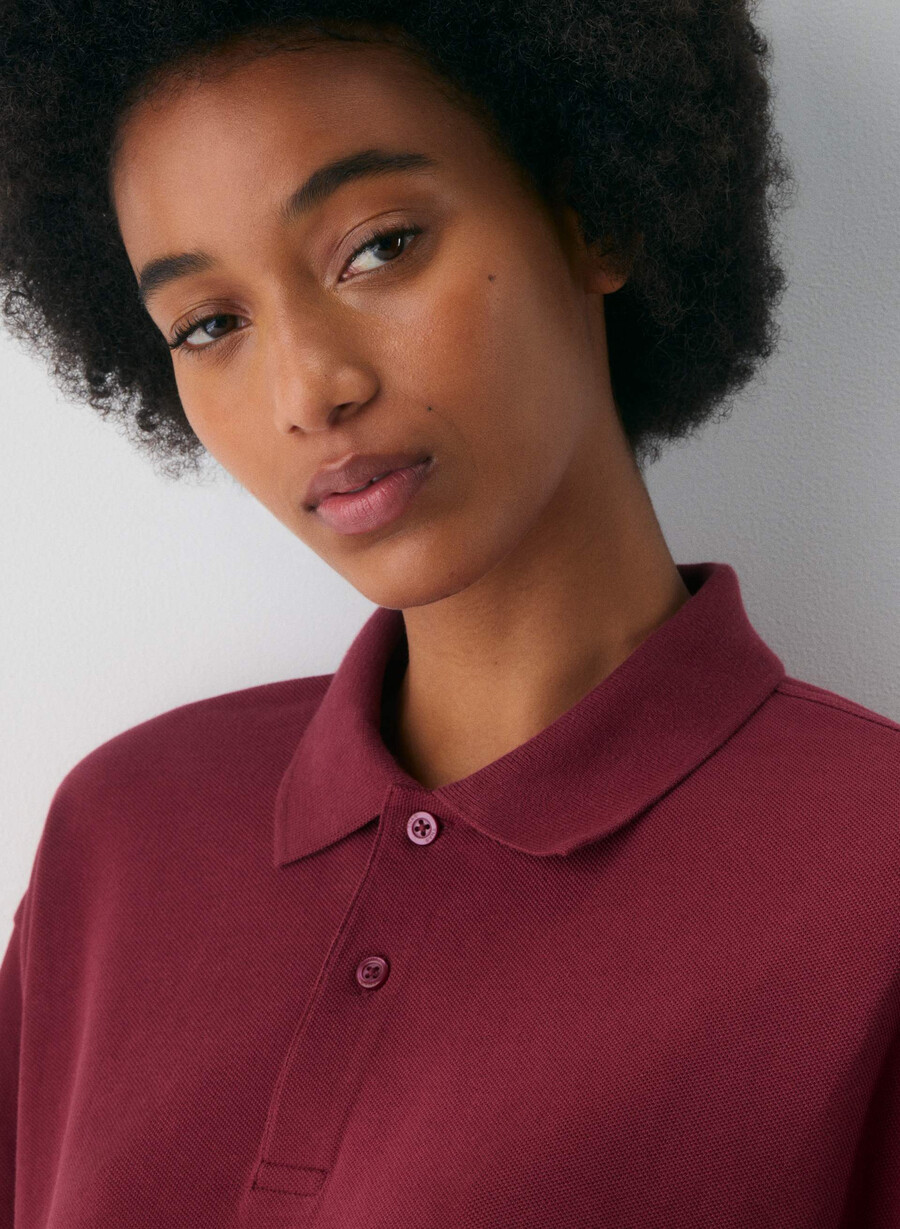 holland polo t-shirt cordovan