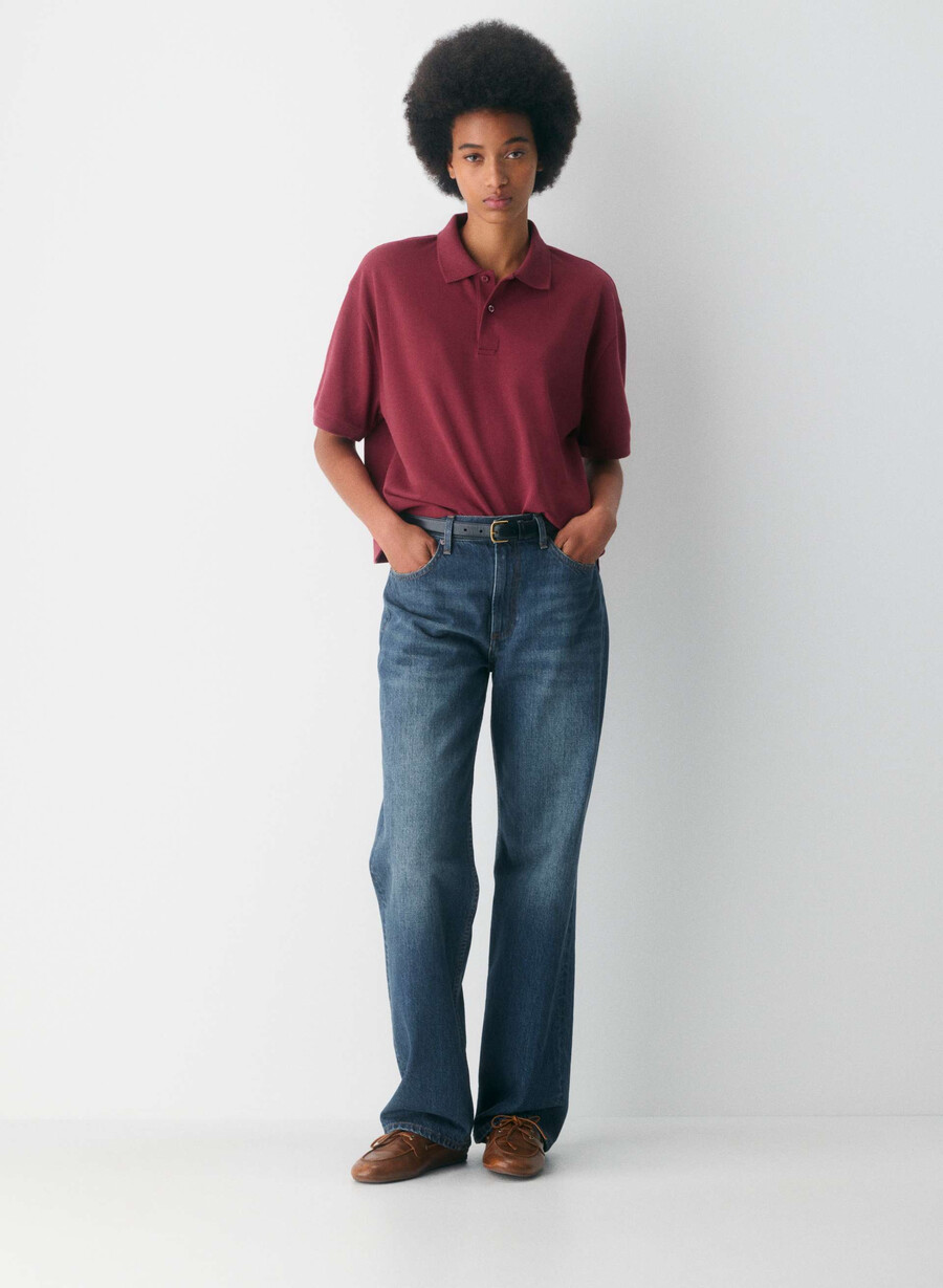 holland polo t-shirt cordovan