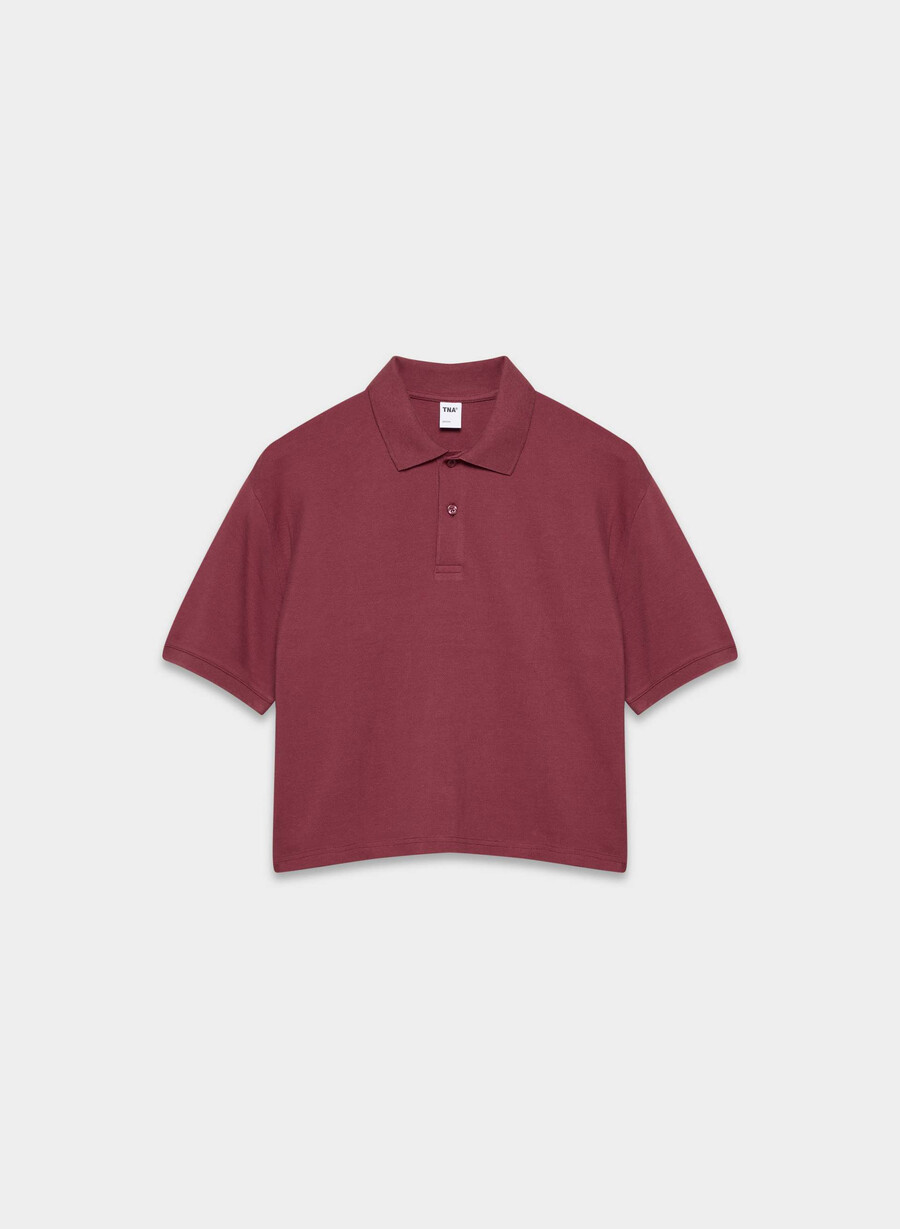 holland polo t-shirt cordovan