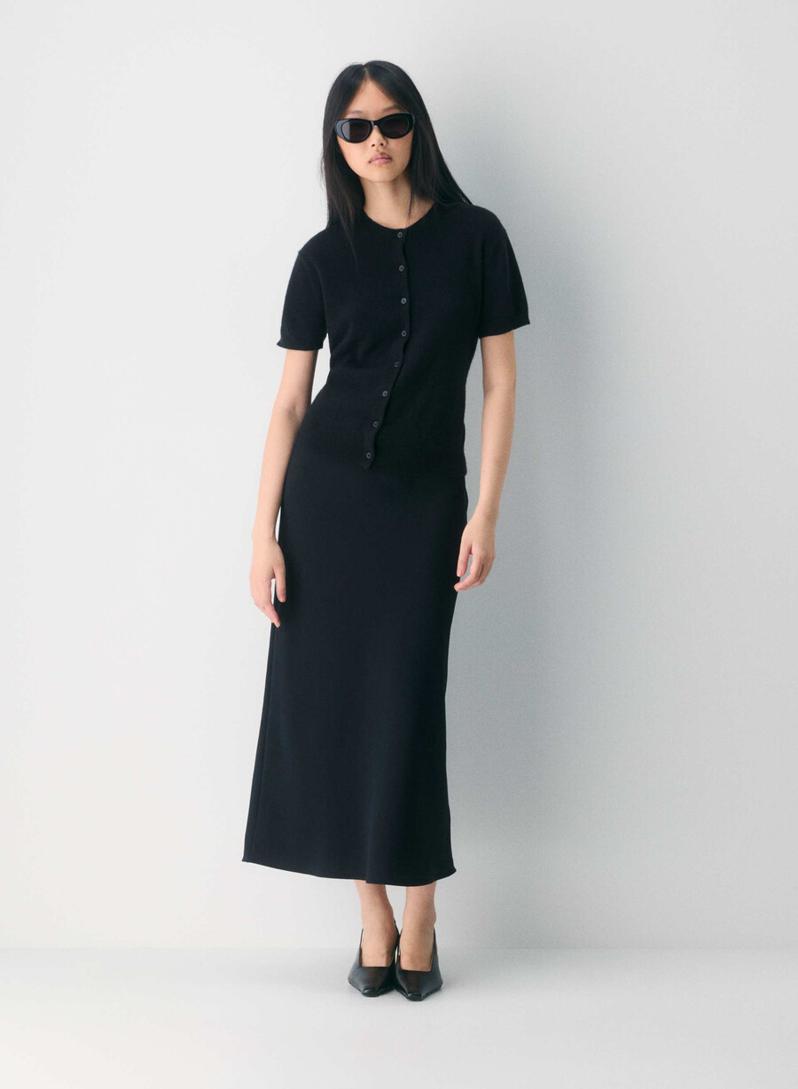 bare cashmere noteworthy cardigan schwarz