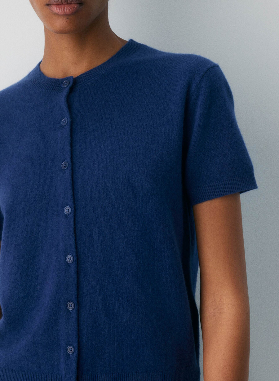 bare cashmere noteworthy cardigan byron blue