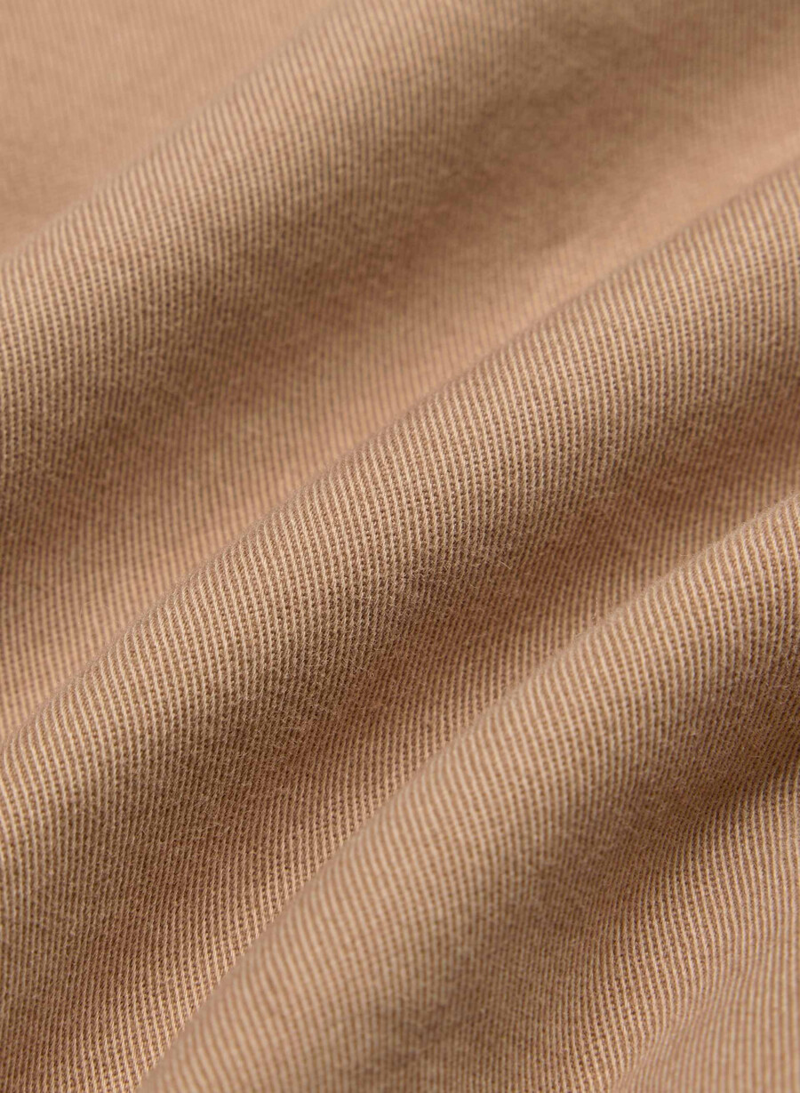 chino relaxed hi-rise barrel pant washed bronze camel
