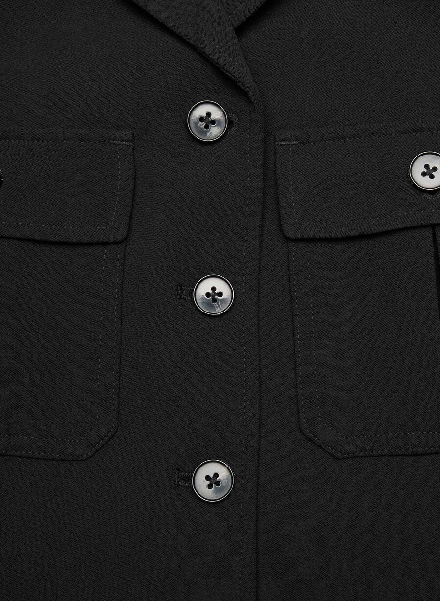 march-jacke – crepette schwarz