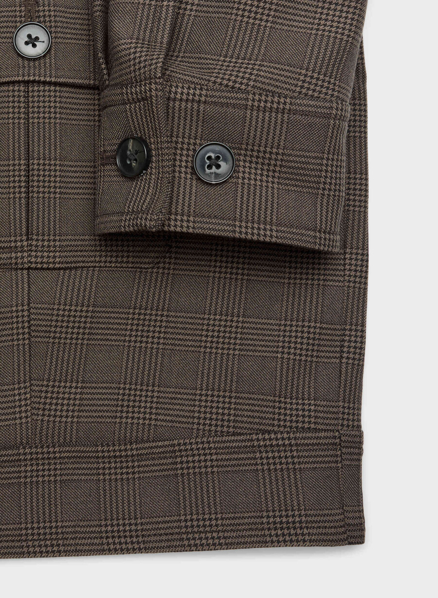 march jacket - twill merle chk cl tph chr