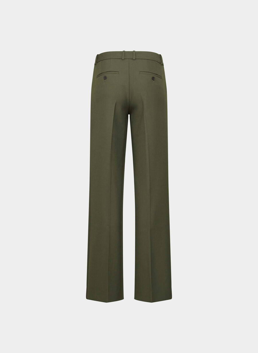 new agency lo-rise pant - reessential dark olive