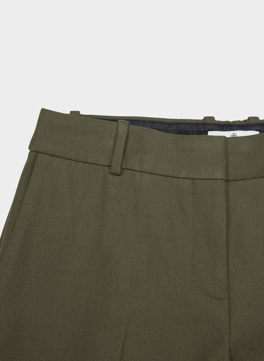 new agency lo-rise pant - reessential dark olive
