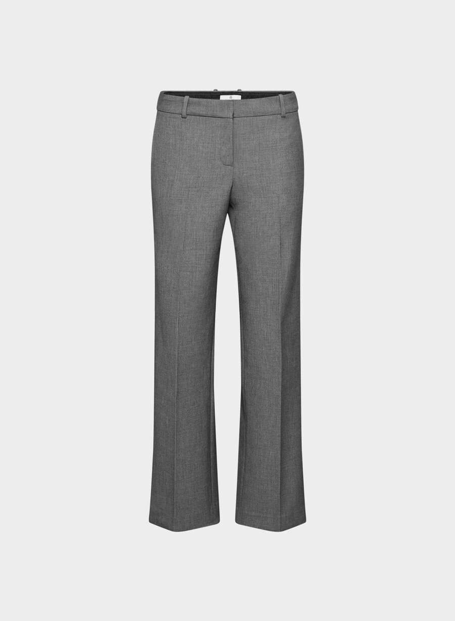 new agency lo-rise pant - reessential heather charcoal