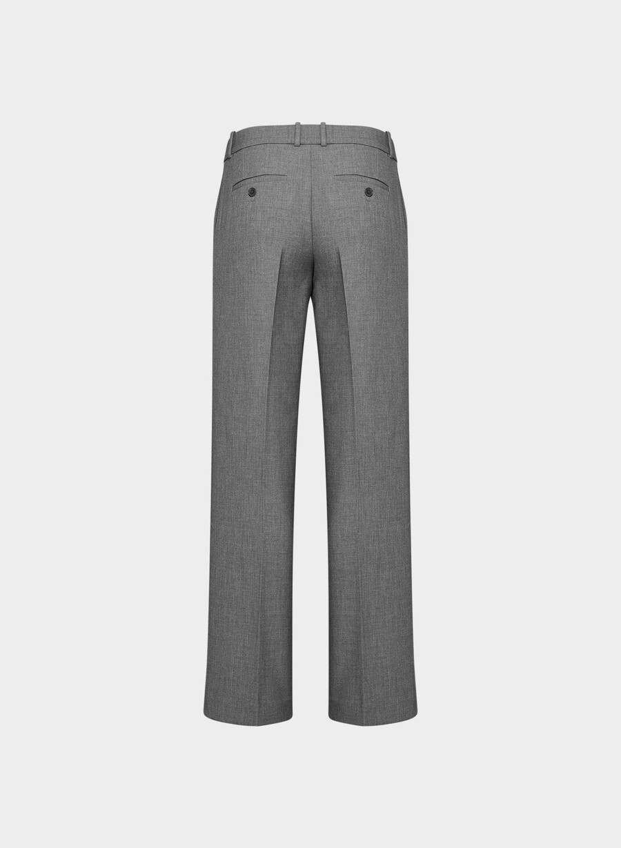 new agency lo-rise pant - reessential heather charcoal
